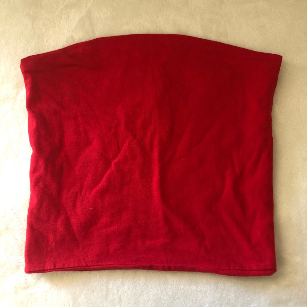 Red brandy Melville tube top